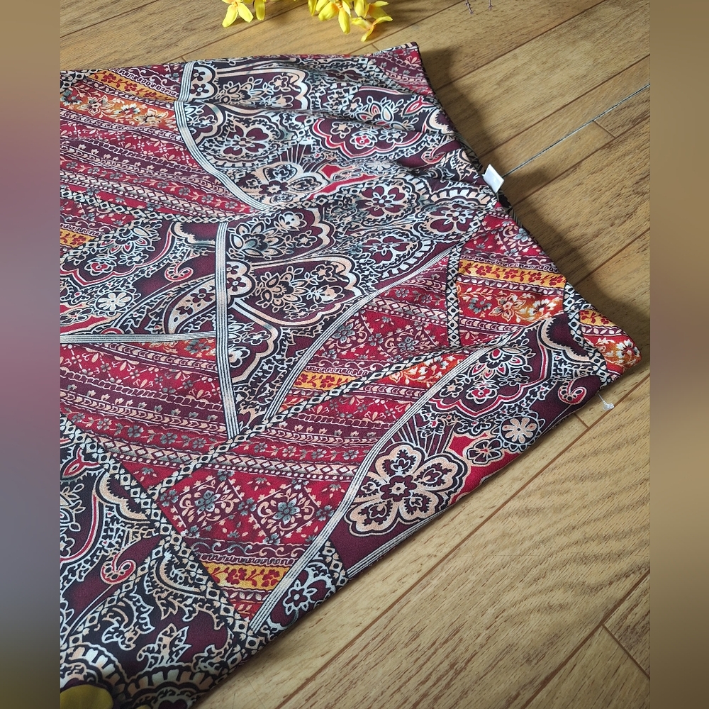 Bohemian Paisley Print Skirt Christopher & Banks - Picture 3 of 3